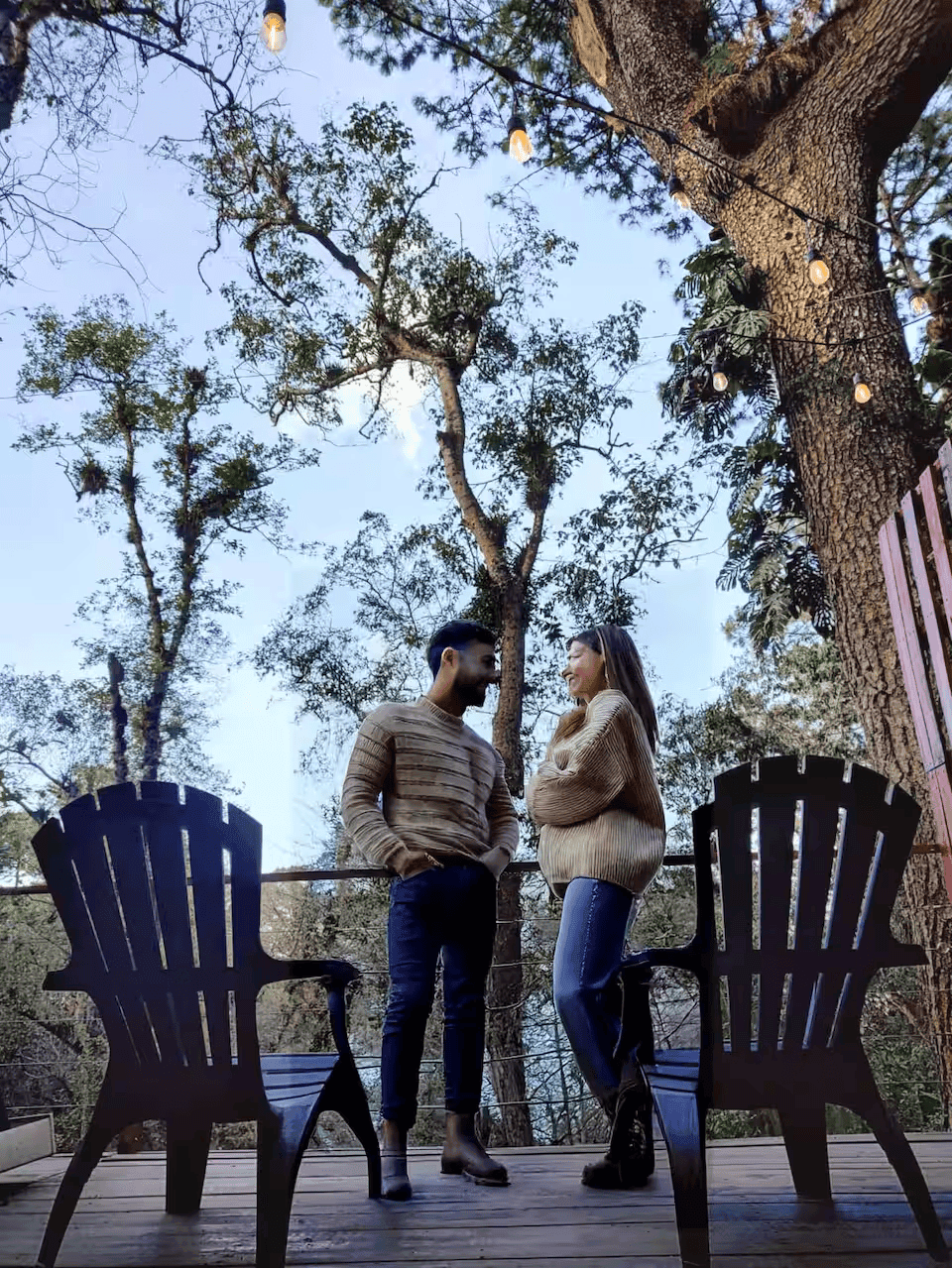 Cabin in the woods, Fireplace and Private Deck detail 1